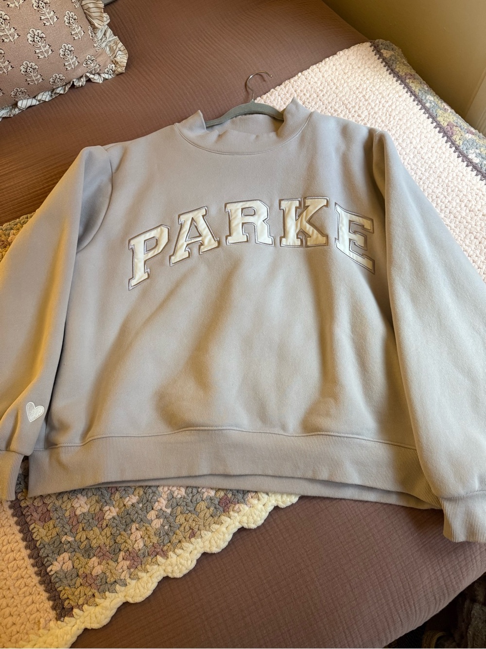 Parke Gray Women's Crewneck Sweatshirt